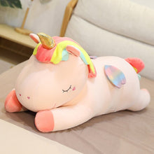 Lade das Bild in den Galerie-Viewer, Jetzt Buntes schlafendes Einhorn Kuscheltier 60cm bis 100cm bei Kuscheltiere.store kaufen
