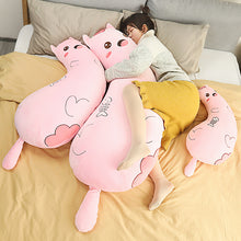 Lade das Bild in den Galerie-Viewer, Jetzt Lustige Kuschel Katze Kissen Stofftier (ca. 60cm) bei Kuscheltiere.store kaufen