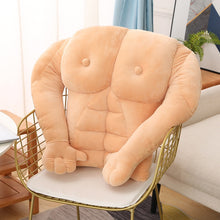 Lade das Bild in den Galerie-Viewer, Jetzt Lustiges Muskel Sixpack Kissen (50cm oder 70cm) bei Kuscheltiere.store kaufen