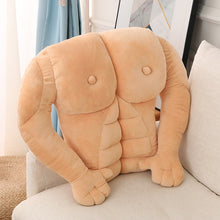 Lade das Bild in den Galerie-Viewer, Jetzt Lustiges Muskel Sixpack Kissen (50cm oder 70cm) bei Kuscheltiere.store kaufen