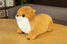 Lade das Bild in den Galerie-Viewer, Jetzt XXL Otter Flauschiges Stofftier (50cm oder 65cm) bei Kuscheltiere.store kaufen
