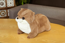 Lade das Bild in den Galerie-Viewer, Jetzt XXL Otter Flauschiges Stofftier (50cm oder 65cm) bei Kuscheltiere.store kaufen