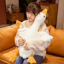 Lade das Bild in den Galerie-Viewer, Jetzt XXL bis zu 160cm (1.60 Meter) Riesen Gans Stofftier bei Kuscheltiere.store kaufen