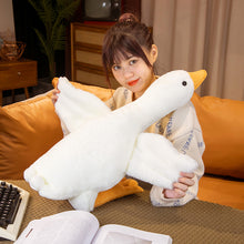 Lade das Bild in den Galerie-Viewer, Jetzt XXL bis zu 160cm (1.60 Meter) Riesen Gans Stofftier bei Kuscheltiere.store kaufen