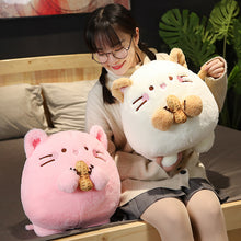 Lade das Bild in den Galerie-Viewer, Jetzt Plüschfigur niedliche Maus mit Erdnuss, 30 - 45 cm bei Kuscheltiere.store kaufen