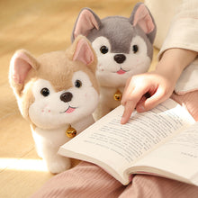 Lade das Bild in den Galerie-Viewer, Jetzt Cartoon Kawaii Süßer Husky als Kuscheltier (ca. 25cm) bei Kuscheltiere.store kaufen