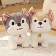 Lade das Bild in den Galerie-Viewer, Jetzt Cartoon Kawaii Süßer Husky als Kuscheltier (ca. 25cm) bei Kuscheltiere.store kaufen