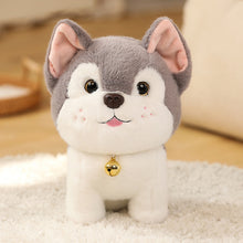 Lade das Bild in den Galerie-Viewer, Jetzt Cartoon Kawaii Süßer Husky als Kuscheltier (ca. 25cm) bei Kuscheltiere.store kaufen