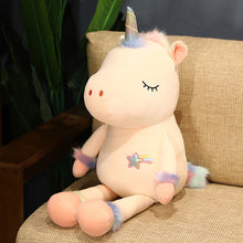 Lade das Bild in den Galerie-Viewer, Jetzt Riesengroße XXL Einhorn Kuscheltiere (70/90/110cm) bei Kuscheltiere.store kaufen