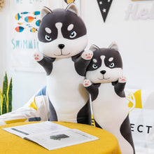 Lade das Bild in den Galerie-Viewer, Jetzt Witzige Husky Stofftiere im Langformat und Comic Aussehen (ca. 70cm bis 150cm) bei Kuscheltiere.store kaufen