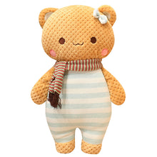 Lade das Bild in den Galerie-Viewer, Jetzt Teddy-Kuscheltier Schal und Pullover (ca. 55cm) bei Kuscheltiere.store kaufen