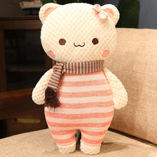 Lade das Bild in den Galerie-Viewer, Jetzt Teddy-Kuscheltier Schal und Pullover (ca. 55cm) bei Kuscheltiere.store kaufen