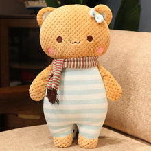 Lade das Bild in den Galerie-Viewer, Jetzt Teddy-Kuscheltier Schal und Pullover (ca. 55cm) bei Kuscheltiere.store kaufen