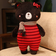 Lade das Bild in den Galerie-Viewer, Jetzt Teddy-Kuscheltier Schal und Pullover (ca. 55cm) bei Kuscheltiere.store kaufen