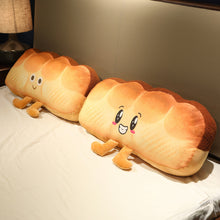 Lade das Bild in den Galerie-Viewer, Jetzt Rückenkissen im lustigen 3D Brot Design Brot Stofftier bei Kuscheltiere.store kaufen