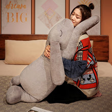 Lade das Bild in den Galerie-Viewer, Jetzt Extragroßes Häschen Kuscheltier mit langen Ohren (90cm oder 120cm) bei Kuscheltiere.store kaufen