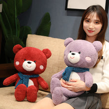 Lade das Bild in den Galerie-Viewer, Jetzt Süßer Teddybär mit Schal in verschiedenen Farben (ca. 60cm) bei Kuscheltiere.store kaufen