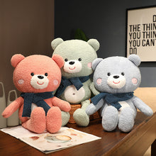Lade das Bild in den Galerie-Viewer, Jetzt Süßer Teddybär mit Schal in verschiedenen Farben (ca. 60cm) bei Kuscheltiere.store kaufen