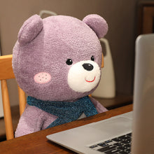 Lade das Bild in den Galerie-Viewer, Jetzt Süßer Teddybär mit Schal in verschiedenen Farben (ca. 60cm) bei Kuscheltiere.store kaufen