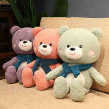 Lade das Bild in den Galerie-Viewer, Jetzt Süßer Teddybär mit Schal in verschiedenen Farben (ca. 60cm) bei Kuscheltiere.store kaufen