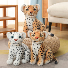 Lade das Bild in den Galerie-Viewer, Jetzt Leopard oder Schnee Leopard Kuscheltier (ca. 28/32cm) bei Kuscheltiere.store kaufen