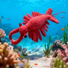 Lade das Bild in den Galerie-Viewer, Realistische Garnele Anomalocaris-Stofftier aus Plüsch
