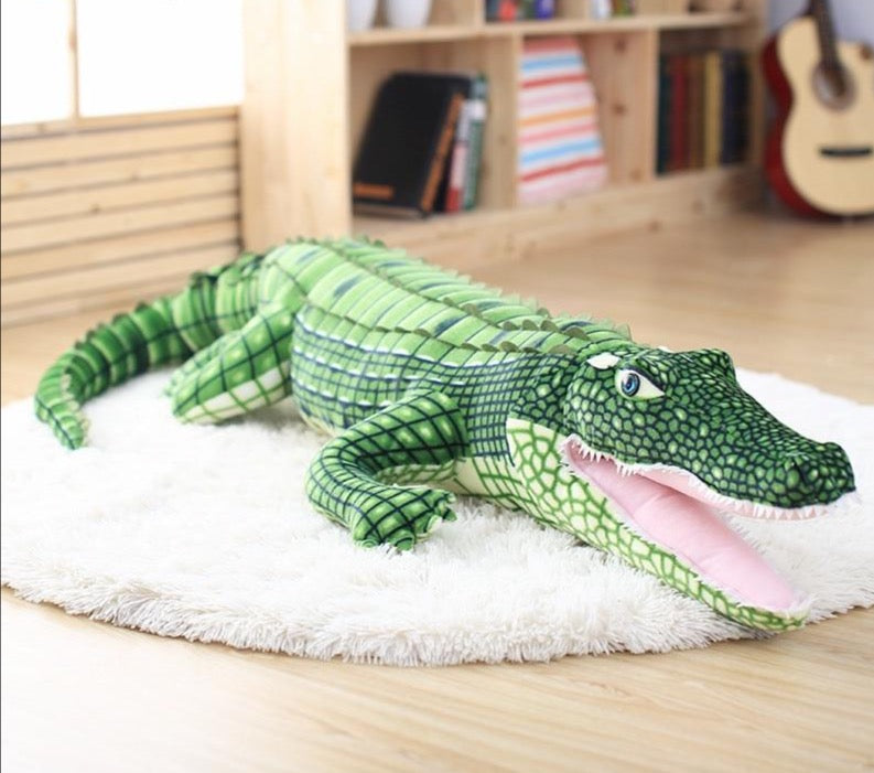 Jetzt XXL Krokodil / Riesen Alligator Stofftier (105cm / 165cm) bei Kuscheltiere.store kaufen