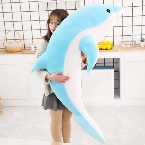 Jetzt XXL Deflin Stofftier (ca. 50cm bis 160cm) Delphin Plüschtier bei Kuscheltiere.store kaufen