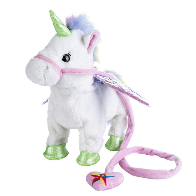 Jetzt Lustiges gehendes Einhorn Kuscheltier Spielzeug (ca. 35cm) bei Kuscheltiere.store kaufen