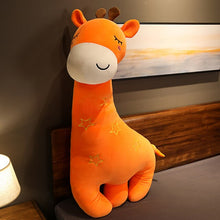 Lade das Bild in den Galerie-Viewer, Jetzt XXL Cartoon Giraffe Stofftier Kuscheltier (70cm oder 100cm) bei Kuscheltiere.store kaufen
