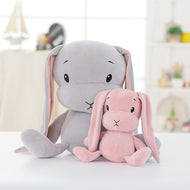 Jetzt Süße Stofftier Hasen mit langen Ohren Plüschtiere bei Kuscheltiere.store kaufen