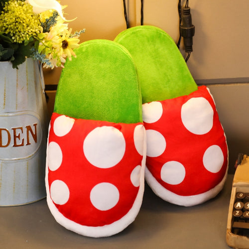 Jetzt Piranha Pflanze Plüschige Hausschuhe bei Kuscheltiere.store kaufen