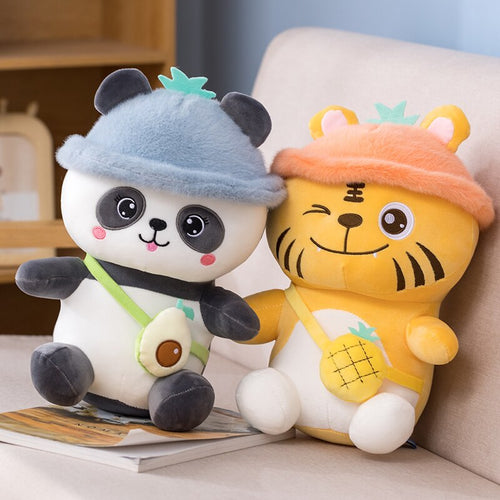 Jetzt Niedliche Stofftiere: Panda, Tiger oder Ferkelchen 25/35/50cm bei Kuscheltiere.store kaufen