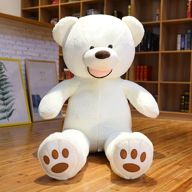 Jetzt XXL Teddy Bär (ca. 1M) mit süßen Lächeln - viel Farben zur Wahl bei Kuscheltiere.store kaufen