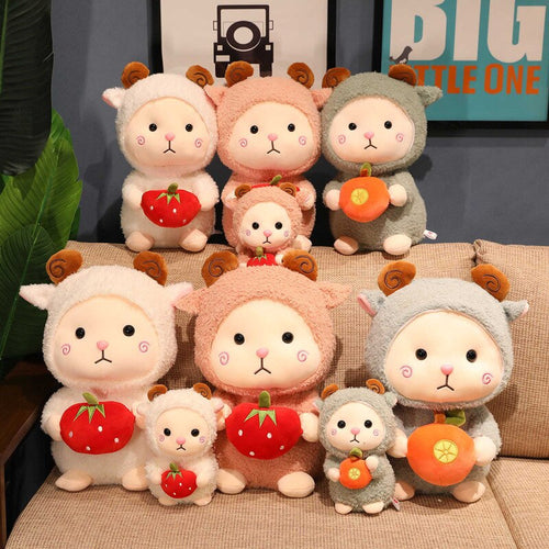 Jetzt Tolles Kawaii Schaaf Stofftier (25/40/50CM) bei Kuscheltiere.store kaufen