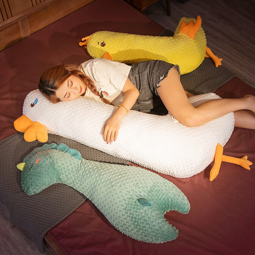 Jetzt XXL Plüsch Tier Ente, Gans oder DIno Stofftier (70cm oder 100cm) bei Kuscheltiere.store kaufen