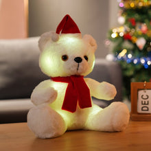Lade das Bild in den Galerie-Viewer, Jetzt Leuchtender Weihnacht Teddybär Stofftier ca. 28cm bei Kuscheltiere.store kaufen
