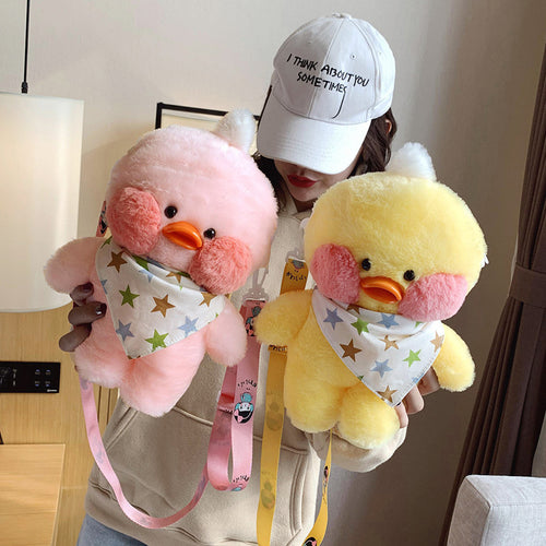 Jetzt Süße LaLafanfan Cafe Enten Plüsch Tasche bei Kuscheltiere.store kaufen