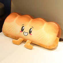 Lade das Bild in den Galerie-Viewer, Jetzt Rückenkissen im lustigen 3D Brot Design Brot Stofftier bei Kuscheltiere.store kaufen
