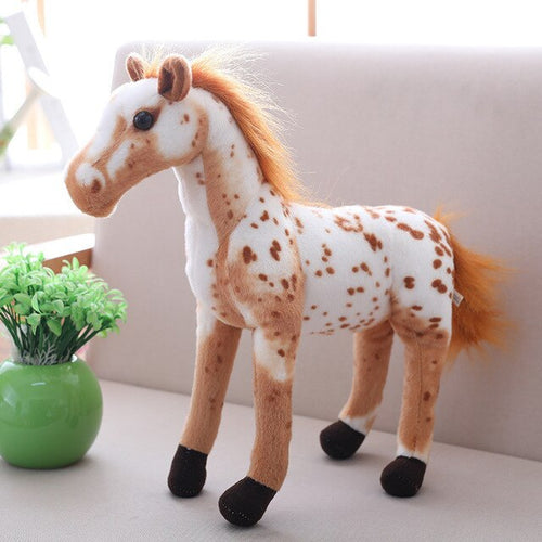 Jetzt Pony Pferdchen Stofftier Realistisches Aussehen (50/60/75cm) bei Kuscheltiere.store kaufen